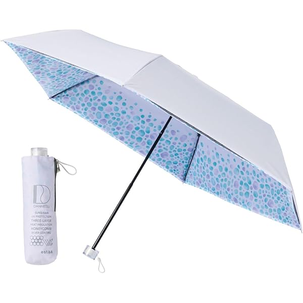 【estaa】ハニカム断熱パラソル 60㎝ 折りたたみ傘晴雨兼用 一級遮光 UV 日傘】エスタ (estaa) ハニカム断熱パラソル 60㎝ 折りたたみ傘